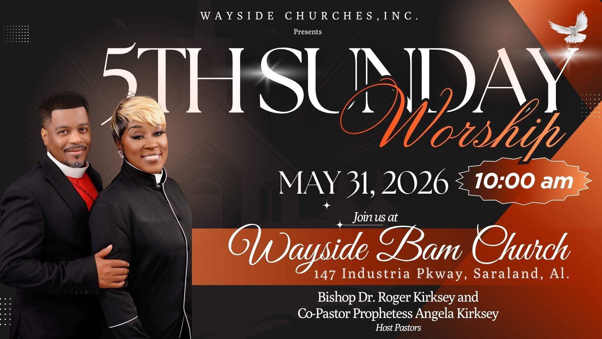 5th Sunday Worship Experience Flyer
