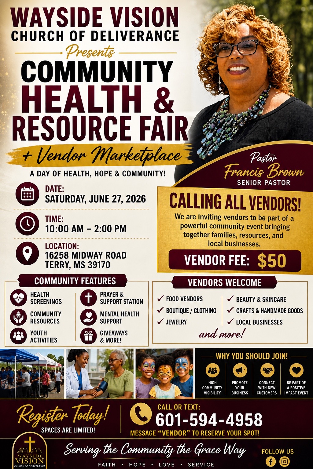 Community Health & Resource Fair Flyer